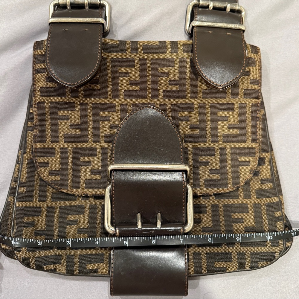 Fendi vintage Zucca Borsa Con Messenger Bag - Picture 10 of 13